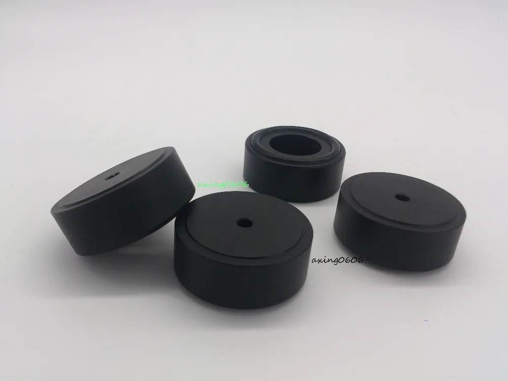 4pcs B39 x16mm 오디오 앰프 스피커 피트 스파이크 블랙 링 기계 매트 패드