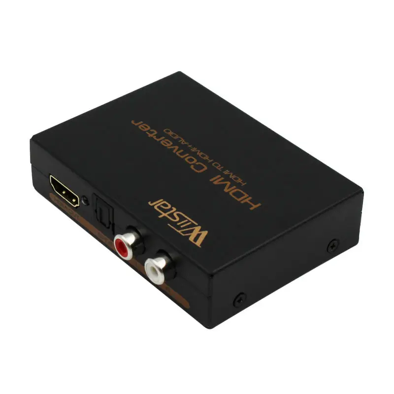 HDMI to HDMI Optical SPDIF Suppport 5.1 + RCA L/R Audio Video Extractor Converter Splitter Adapter