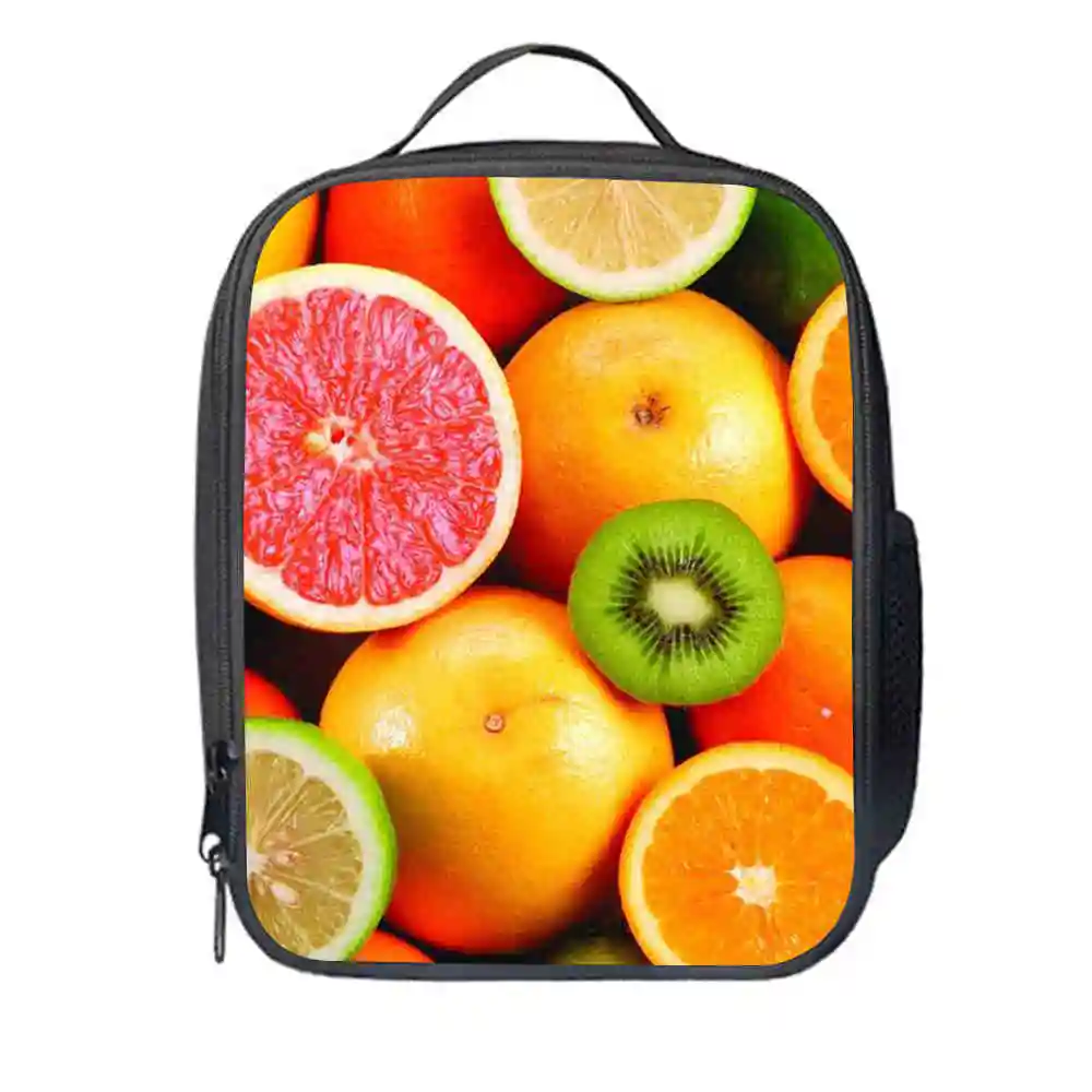 Fruit Lunch Bag Customized Game Women Men Teenagers Boys Girls Kid School Thermal Cooler Insulated Tote Box