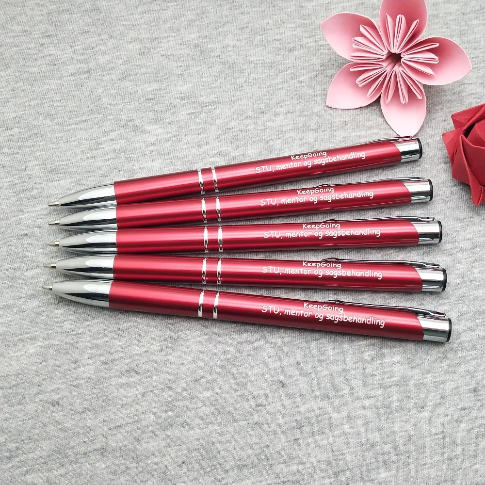 HOT Personalised wedding gifts Unique metal pen/ wholesale promotional products/ laser engraving metal pen with logo/email/web