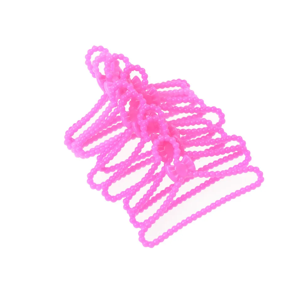 10pcs/lot Pink Cloth Hangers accessories for  doll gift Baby Toys Girls GIFT