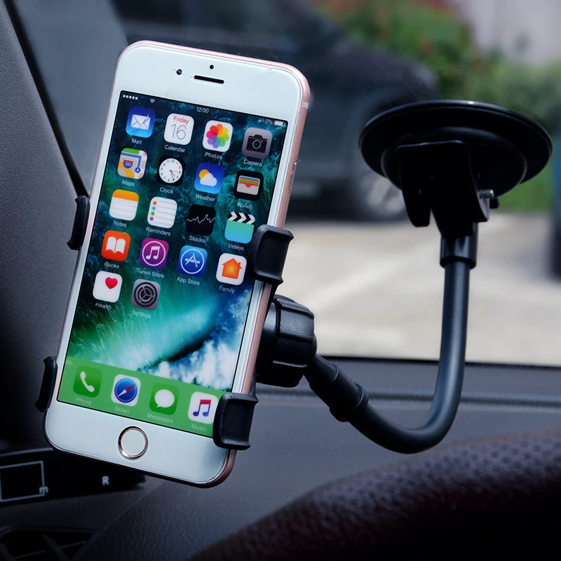 Universal Car Holder Cell Phone Holder For Iphone 7  6s plus SE Stand Support for Samsung Flexible Mobile Phone Holder For Sony