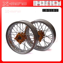 Customized Pit bike Rims 15mm hole 3.00x12