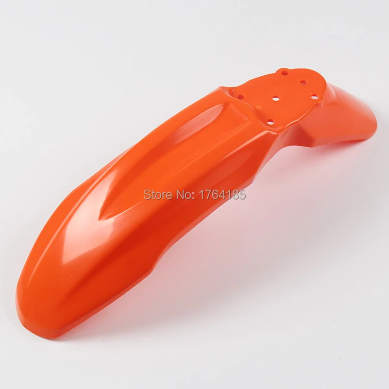 Orange motorcycle front mudguard front fender plastic cover for CRF70 style pit dirt bike 150cc 160cc plastic