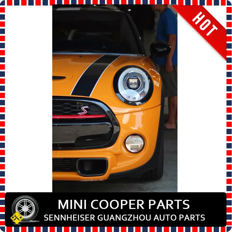 Brand New ABS Plastic UV Protected Mini Ray Style Red Color Front Grille Cover For 2014-on mini cooper F55 F56 F57 (1Pcs/set)