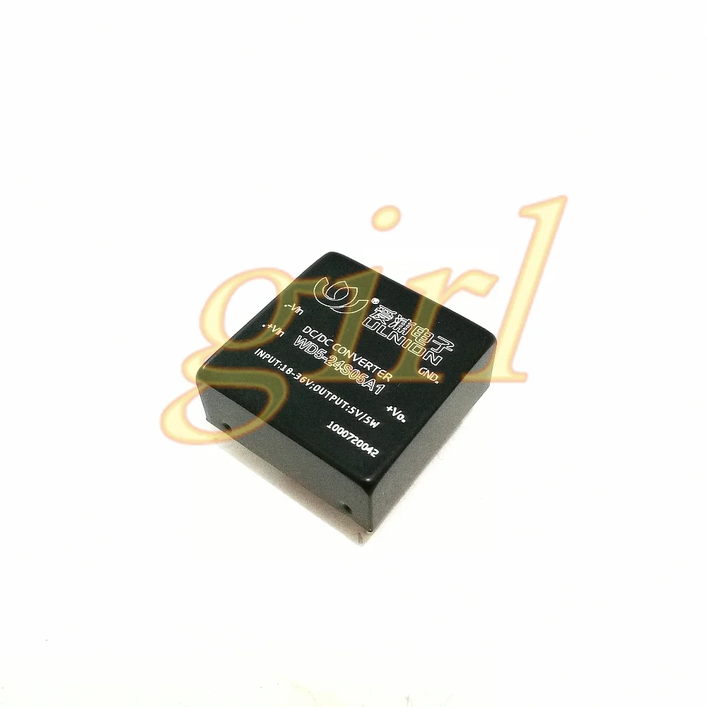 WD5-24S05A1 wide voltage input 5W DC-DC single channel isolated output 24 turn 5V power module