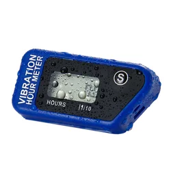 Medidor de horas de vibración inalámbrico LCD reiniciable a prueba de agua para motosierra, Pit Bike, Dirt Quad Bike, cortacésped, moto de nieve, ATV, Marine Mo