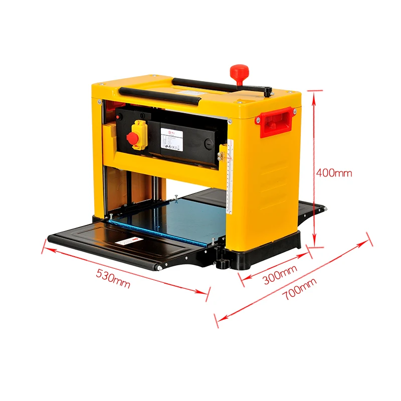 2000W 13 Inch Woodworking Planer Multi-function High-accuracy Table Woodworking Thicknesser Wood Sander 12155