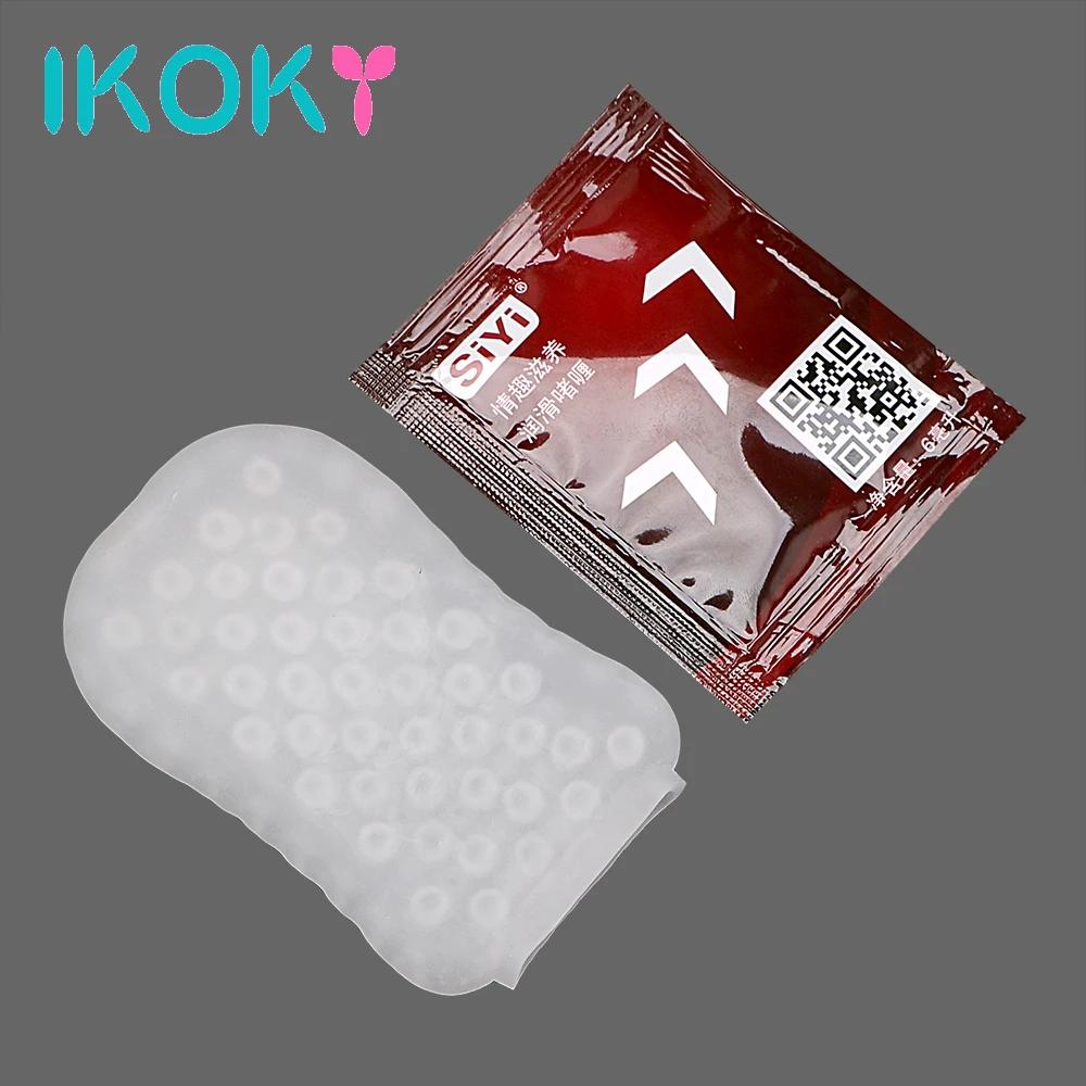 IKOKY Male Masturbator Silicone Masturbation Cup Sex Toys for Men Adult Products Portable Artificial Vagina