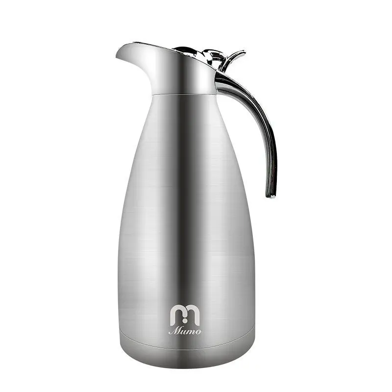 

Holding Pot MUMO Homeuse 304 Stainless Steel Vacuum Cup Teapot Vacuum cold-keeping and heat-keeping kettle 2L Coffee pot