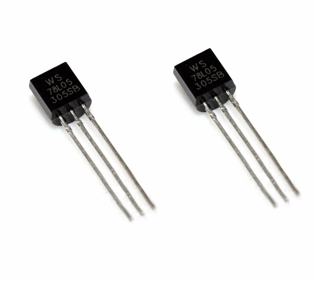 50 pz WS78L05 78L05 WS TO-92 IC REG LDO 5V .1A nuova buona qualità