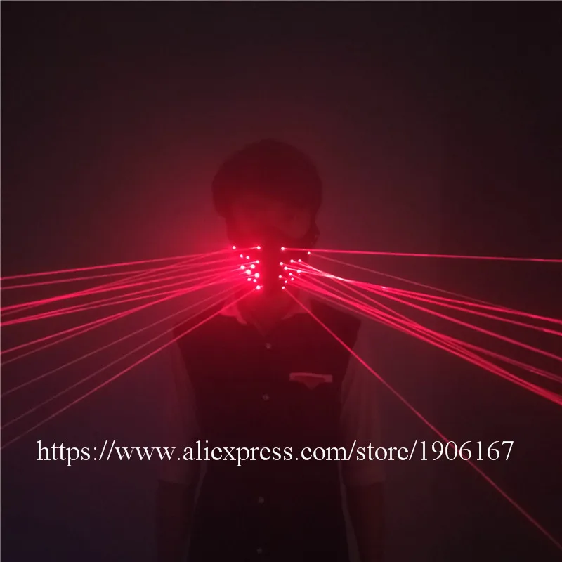 

Red Laser Mask Party Supplies Decoration Laserman Mask Masquerade Laser Show Mask