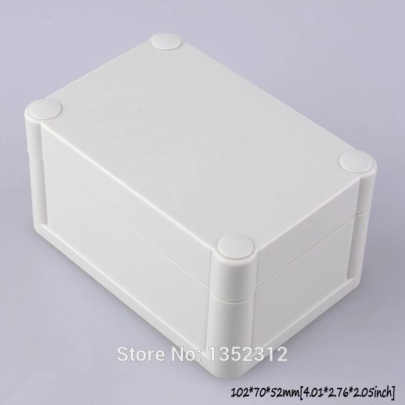 5 pcs/lot 102*70*52mm ip68 plastic project box for electronic waterproof enclosure Instrument junction box control switch box