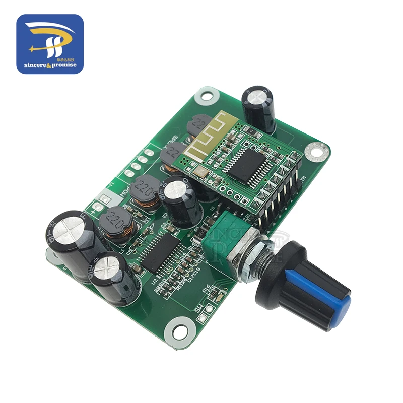 Bluetooth 5.0 4.2 TPA3110 30w+30W PBTL Digital Stereo Audio Power Amplifier Board Module 12V-24V car for Portable USB Speaker