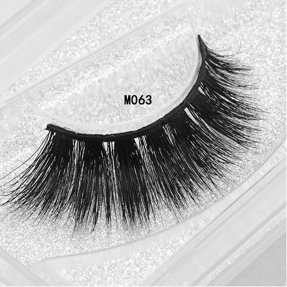 SOQOZ 81 Styles Lashes Professional Extension 3D Milk Eyelashes Natural Long False Eyelashes Fluffy Make Up Lashes M063-M078