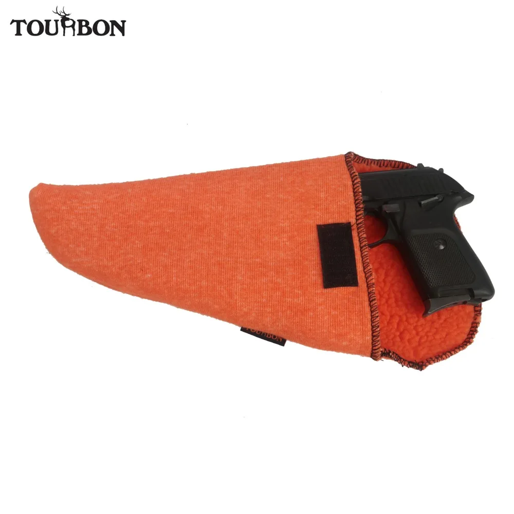 Tourbon Tactical Shooting Pistol Handgun Socks Case Pouch Holster Gun Protector Storage Fabric 26CM Gun Accessories