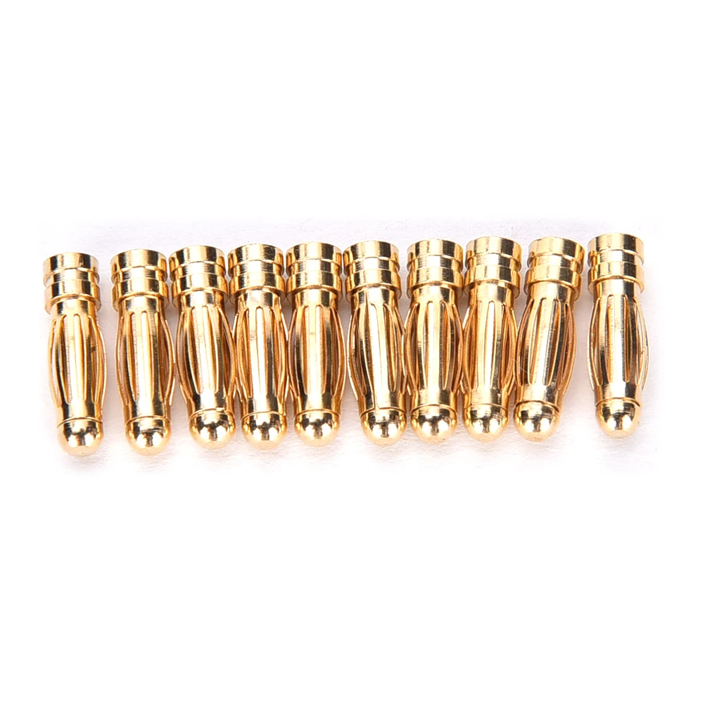 

10 Pair New 3mm Male Female Gold Bullet Banana Connector Plug For RC Battery Motor Part Accessories