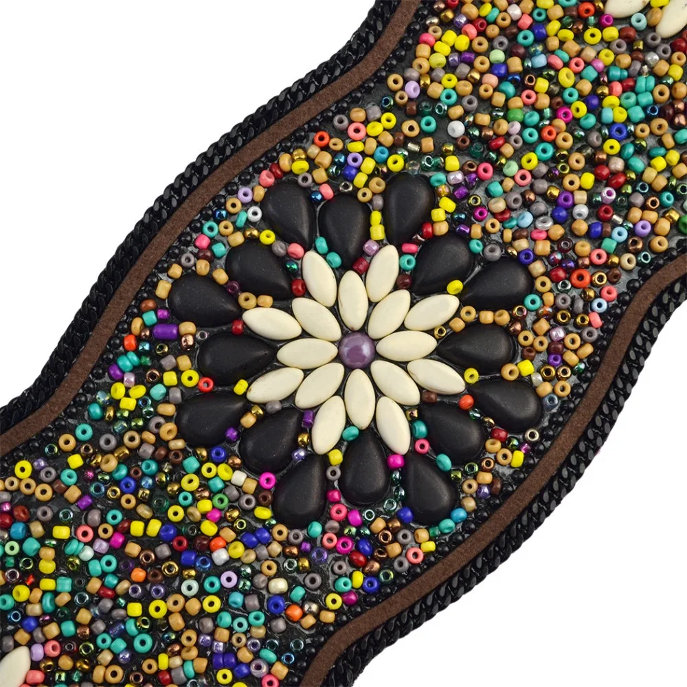 Boho Ethnic Vintage Belly Waist Chain Dress Girdle For Women Color Beads Stone Leather Belts Turkish Indian Tibetan Body Jewelry