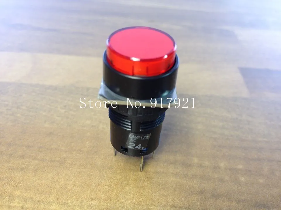 

[ZOB] Japan's IDEC and AL6-A with light red button button 24V 16MM NO NC lock --10PCS/LOT