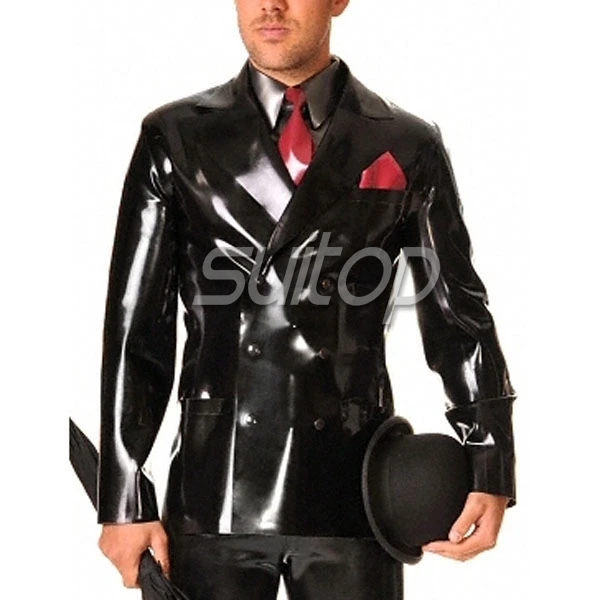 latex rubber jacket suit heavy latex in 0.6mm