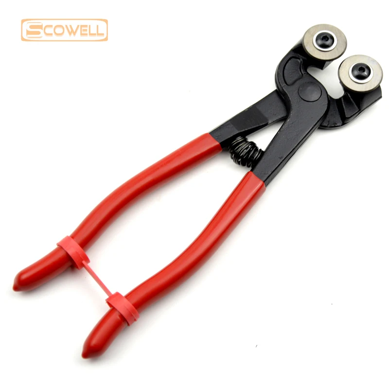 Glass pliers 6 inch Convex Jaw Glass Break tweezer 8 inch Mosaic Pliers And Tile Nipper DIY Hand Tools End Cutting Plier