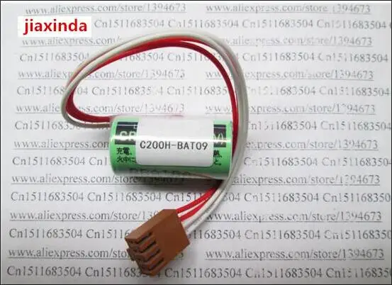 jiaxinda HOT NEW C200H-BAT09 C200H BAT09 C200HBAT09 3V lithium battery CR17335SE-R CR17335SE CR17335 PLC Li-ion battery plug