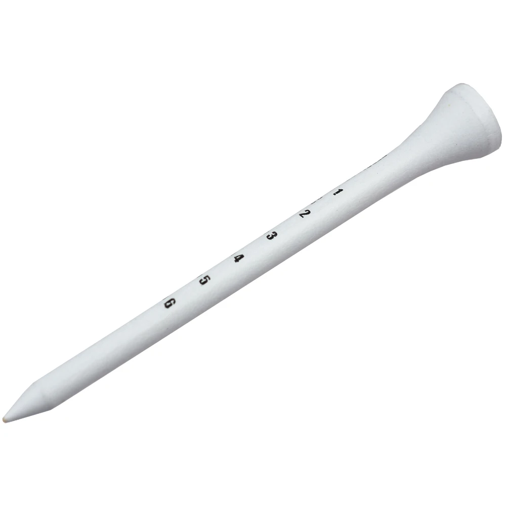Tees de madera para Golf de 40 piezas, 83mm, sistema profesional, a rayas de madera blanca báscula Digital, accesorios, ayudas de entrenamiento
