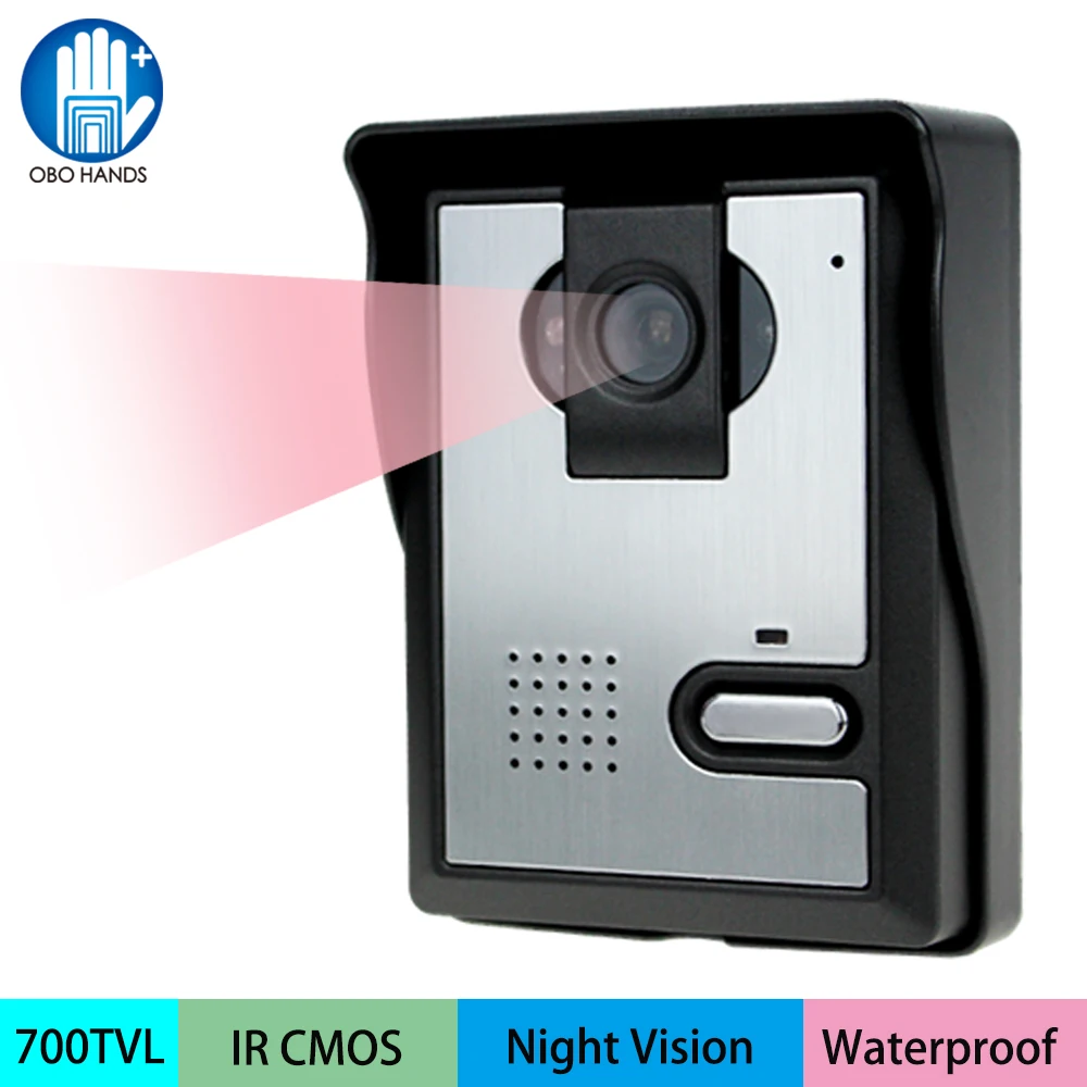 IR CMOS Video Door Phone Intercom Doorbell Entrance Machine Outdoor Camera without Indoor Monitor for Home Intercom System