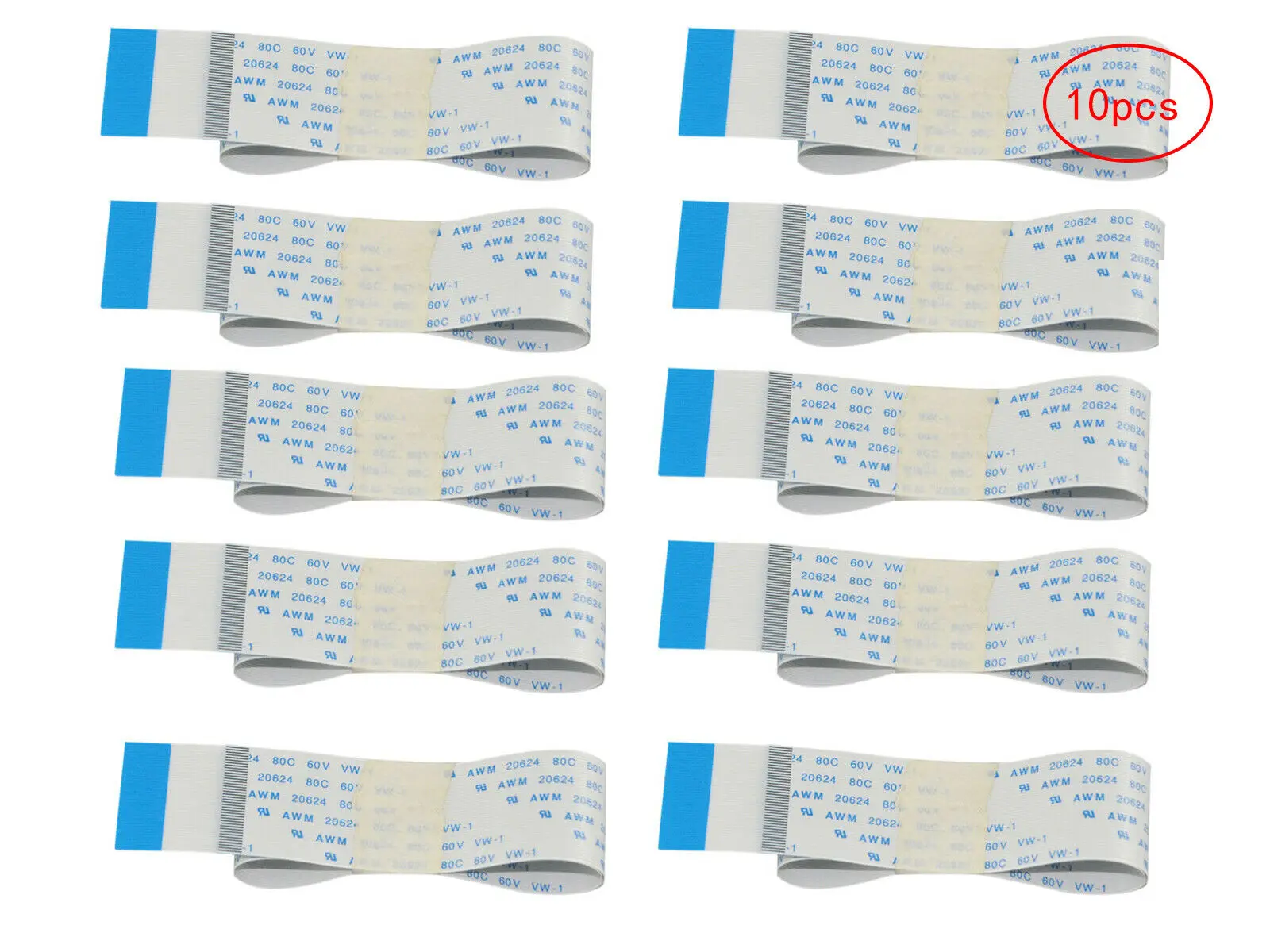 Гибкий плоский кабель FFC FPC 200 мм 32 контакта 0,8 мм Шаг AWM 20624 80C 60 в