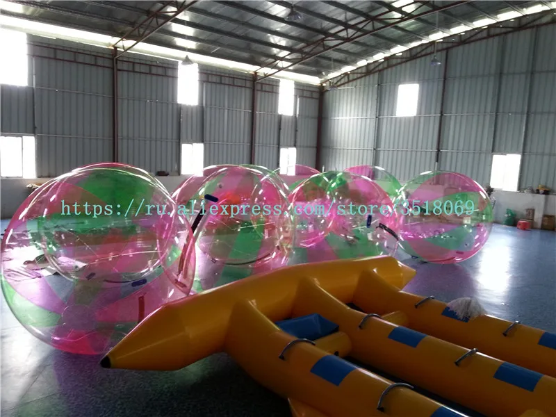 Sell 2 meters transparent PVC water walking ball, water roller ball, can be used for business or water park.