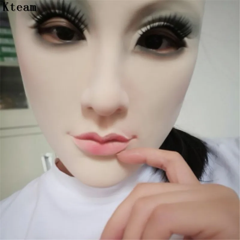 Realistic Human Skin Mask Disguise Self Masks Latex Skin Crossdress Mask halloween mascaras de realista maske silicone face COS