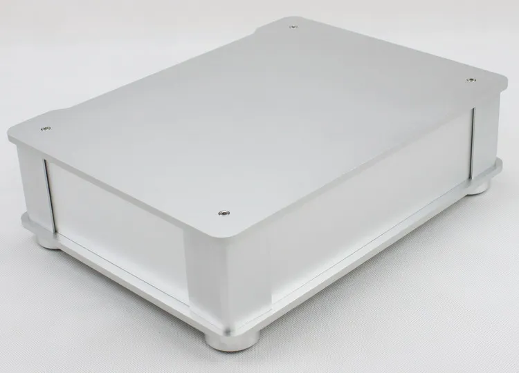 알루미늄 인클로저 프리앰프 섀시 파워 앰프 케이스, 상자 크기 245x326x82mm, WA87
