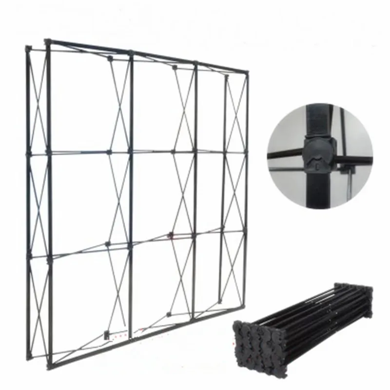 Free Shipping Wedding Flower Wall with Stand Black Iron Folded Pipe Flower Frame For Wedding Party Decoration Supplies