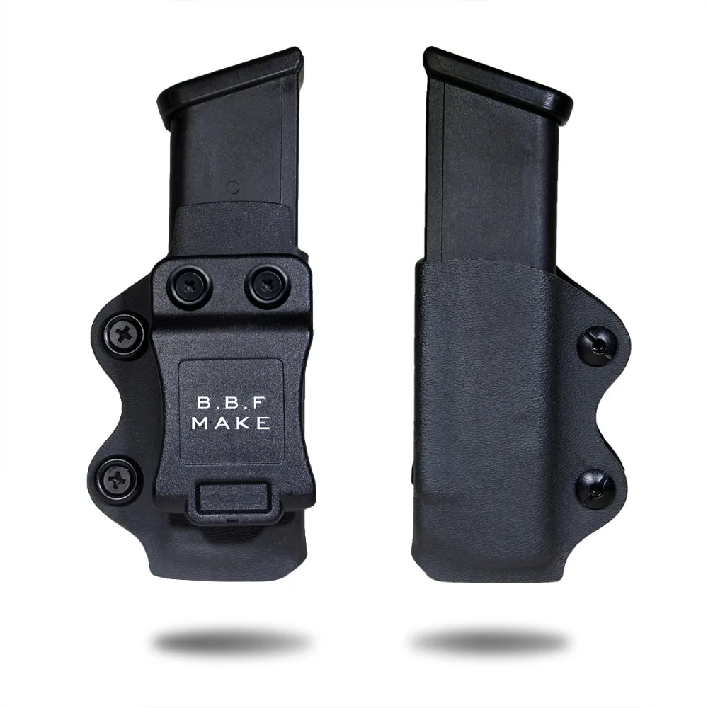 B.B.F MAKE IWB/OWB KYDEX Holster Magazine Glock 9/40/357 Pouch Guns Case Glock 17 Glock 19 26 22 23 27 31 32 33