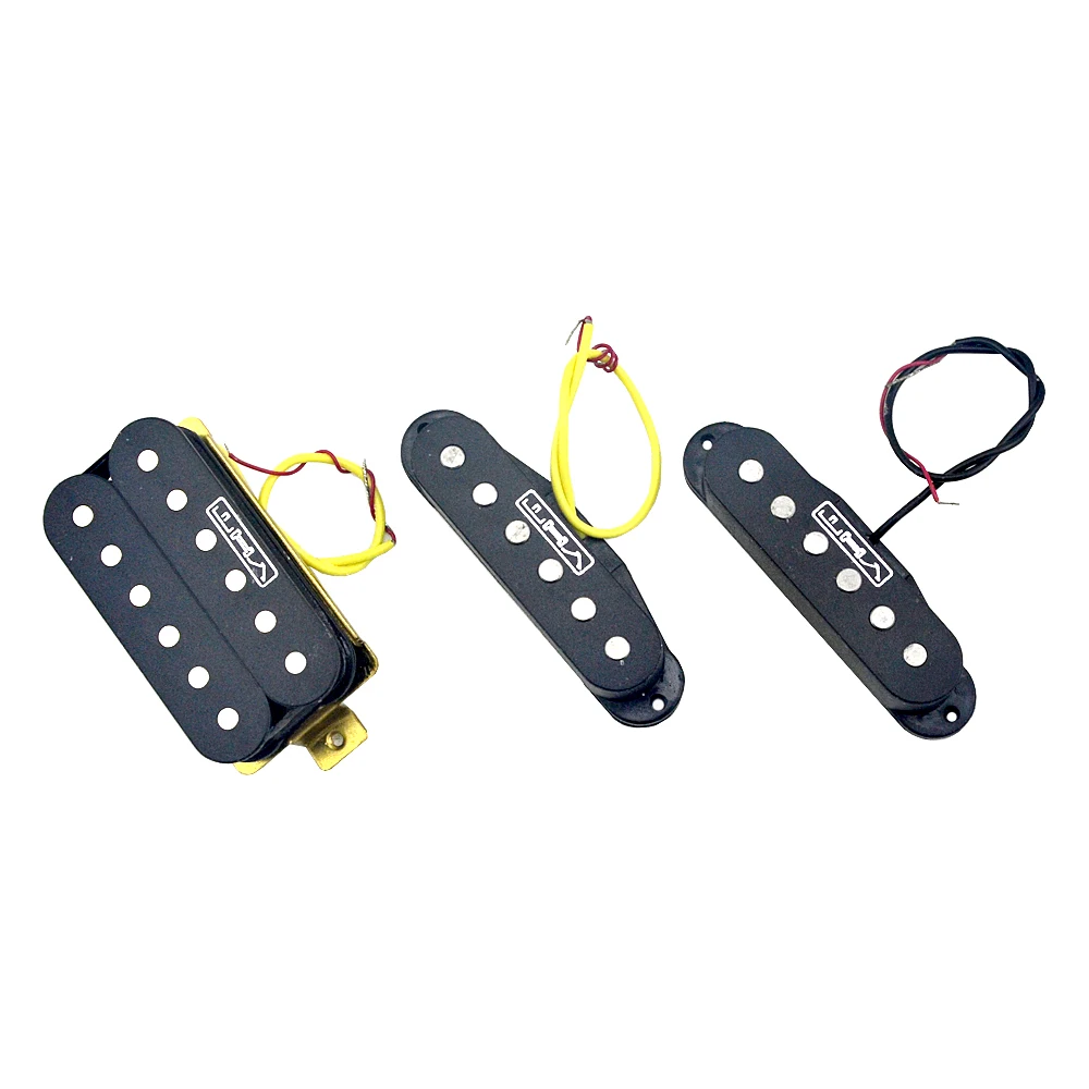 2pcs vintage single coil guitar pickups and 1PCS Double Coil Humbucker Guitar Pickup For Electric Guitar Parts Pickups free ship