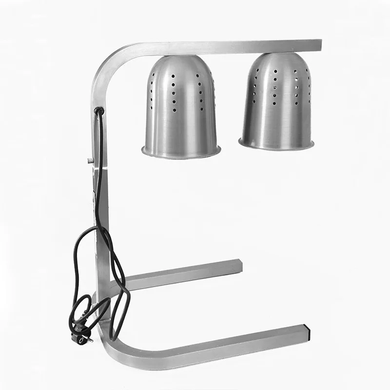 

2 Light Food Warmer Heating Element Food Heat Lamp Commercial Food Store Equipment for Restaurant Kitchen Use