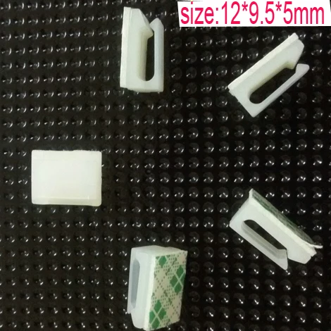 shhworldsea white color 5000PCS/Lot , 12*9.5*5mm  Adhesive Car Cable Clips Cable Drop Wire Holder DHL  FEDEX EMS