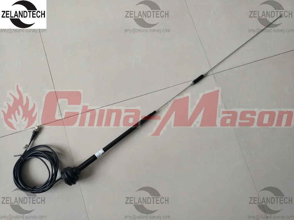 

A00911+A00915 Whip Antenna and 5m Pole Mount for GPS Base station, 450-470 MHz, with TNC Connector, A00911+A00915