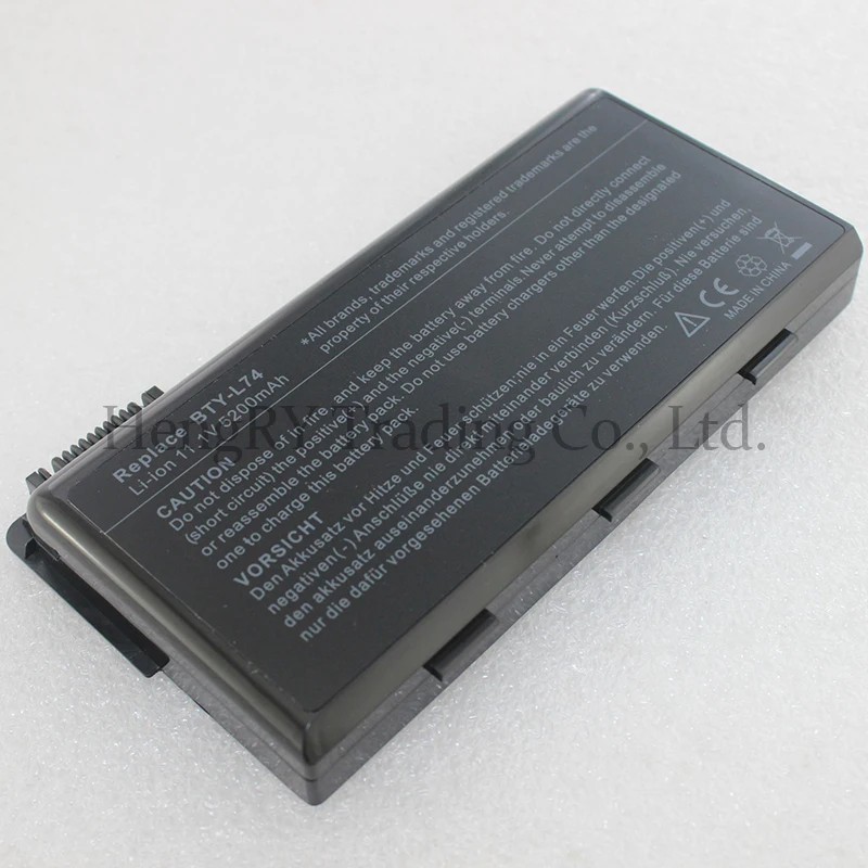 Laptop Battery For MSI L74 L75 A7005 CX500 CX500DX CX705X CX623 EX460 EX610 CX700 BTY-L74 MSI CX620 A6200 CR600 CR610 CR620 CR70