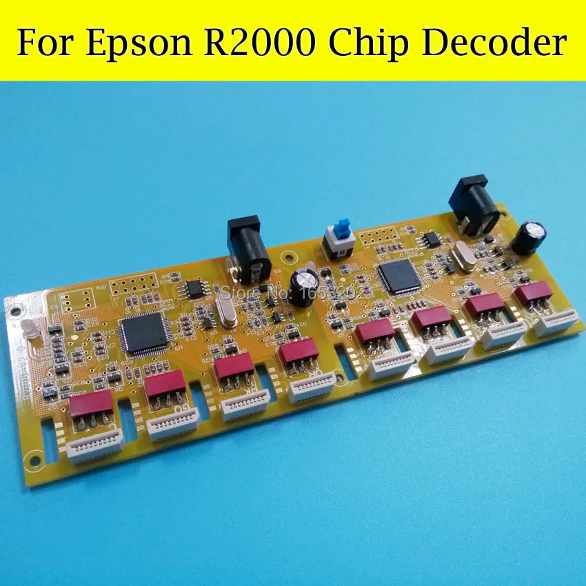 Chip Decoder For EPSON R2000 2000 Printer Reset All Colors At Same Time