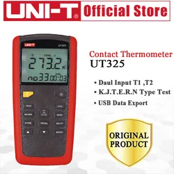 UNI-T UT325 Contact Type Thermometers Range -200~1375 USB Interface Industrial Temperature Test Selection Type K.J.T.E.R.S.N