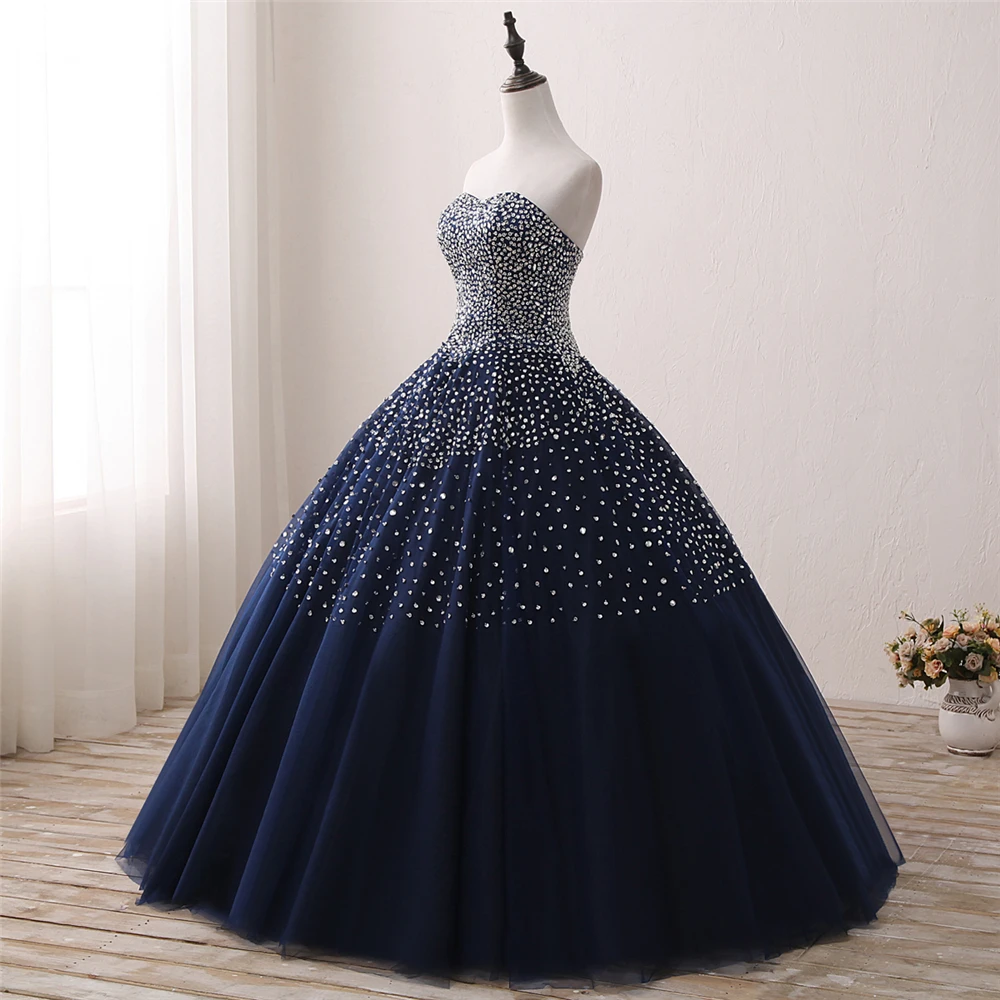 ANGELSBRIDEP New Arrive 100% Real Photo Quinceanera Dresses Ball Gown Beaded Lace Up Sweet 16 Dress For 15 Years Debutante Gowns