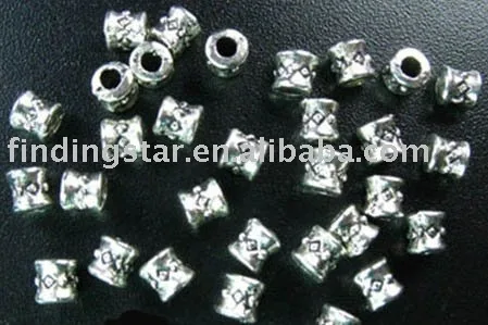 FREE SHIPPING 1500pcs Tibetan silver tiny tube spacer beads A5038