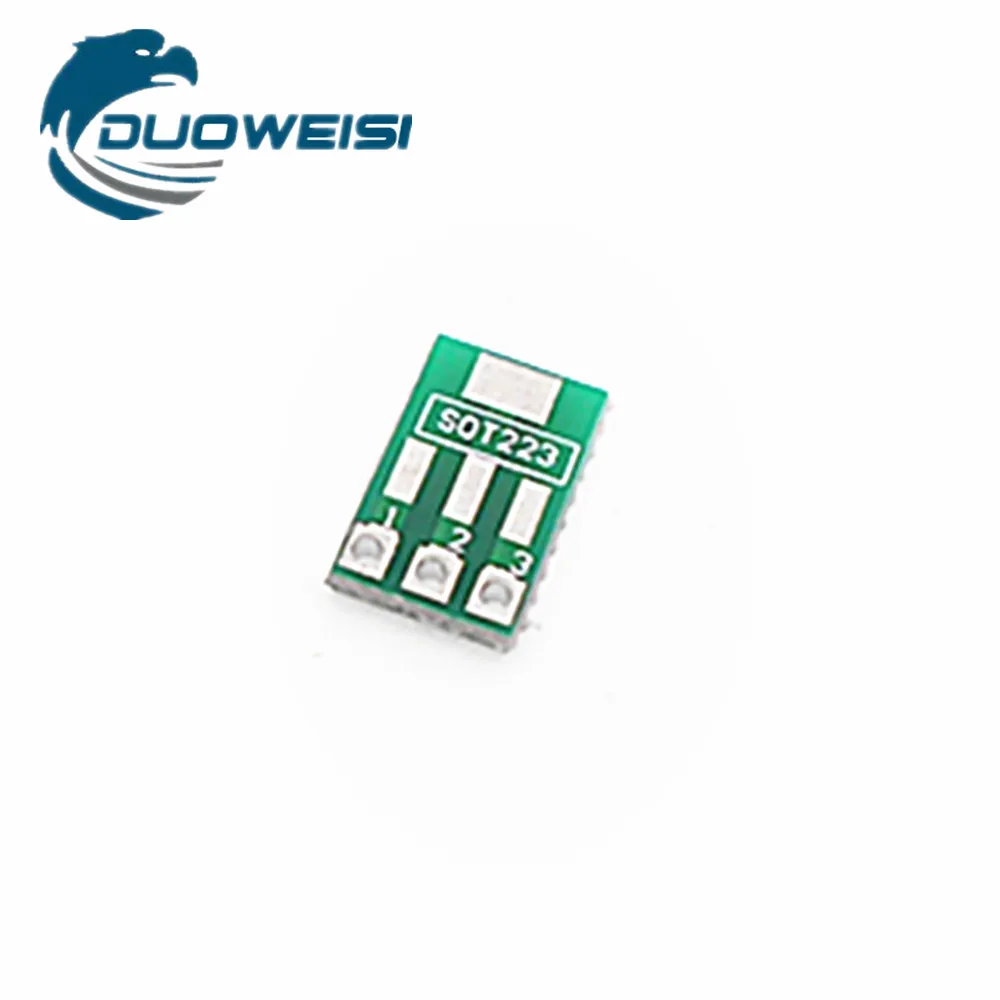 التصحيح نقل محول مجلس SOT89/SOT223 إلى SIP SIP الملعب 2.54 ملليمتر PCB القصدير لوحة