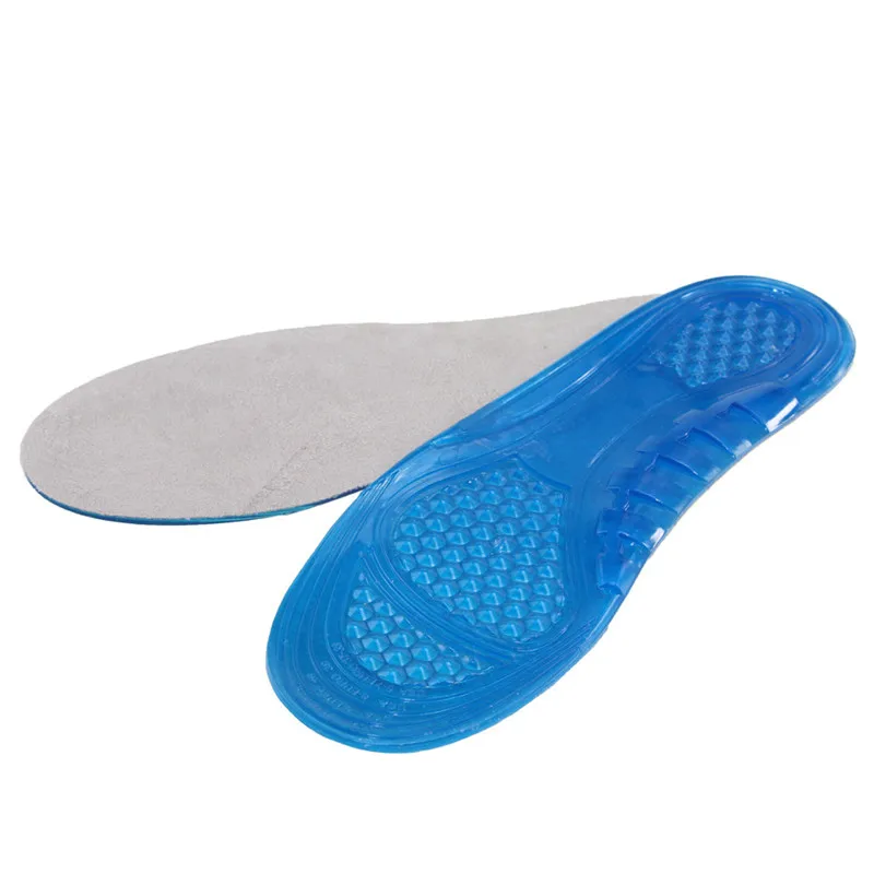 Sports Silicone Gel Insoles Foot Massage Running Insole Comfortable Shock Absorbant Insole Anti-SlipperyShoes Pad