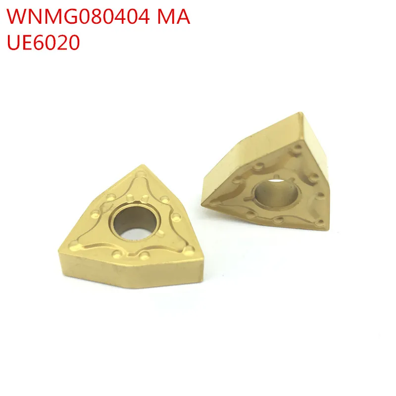 100PCS WNMG080404/08-MA UE6020 carbide Insert turning tool cnc tool Internal Turning Tool or External Turning Tool