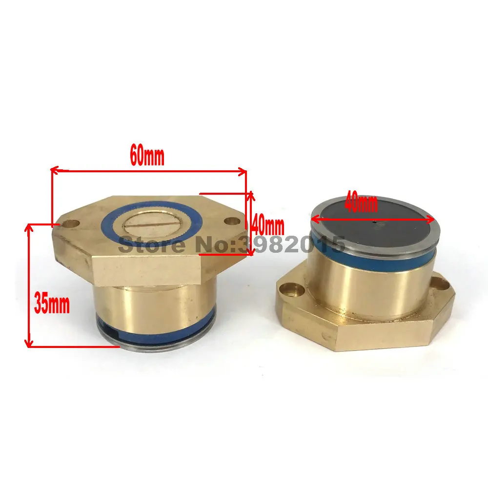 

Brass Seat Complete Pulley Guide Wheel Roller Assembly 152 OD40*L35mm Rhombus Type for WEDM Wire Cutting Machine