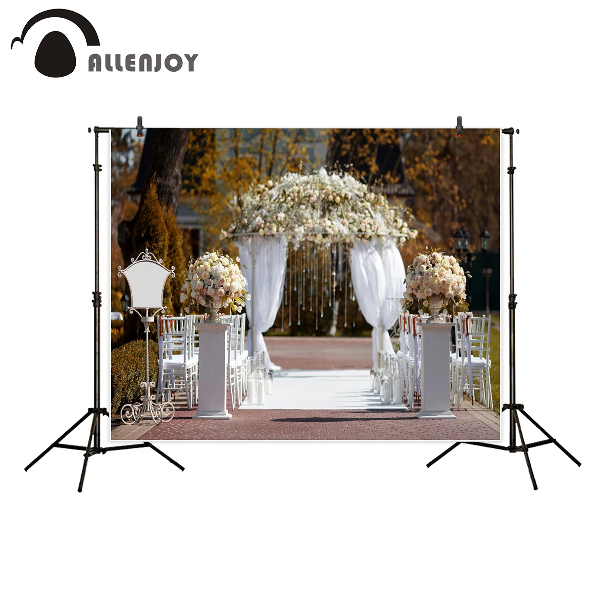 Allenjoy-Fondo para estudio fotográfico, telón de fondo para fotografía de boda, flor, puerta, naturaleza, amor, recién nacido, personalizado profesional