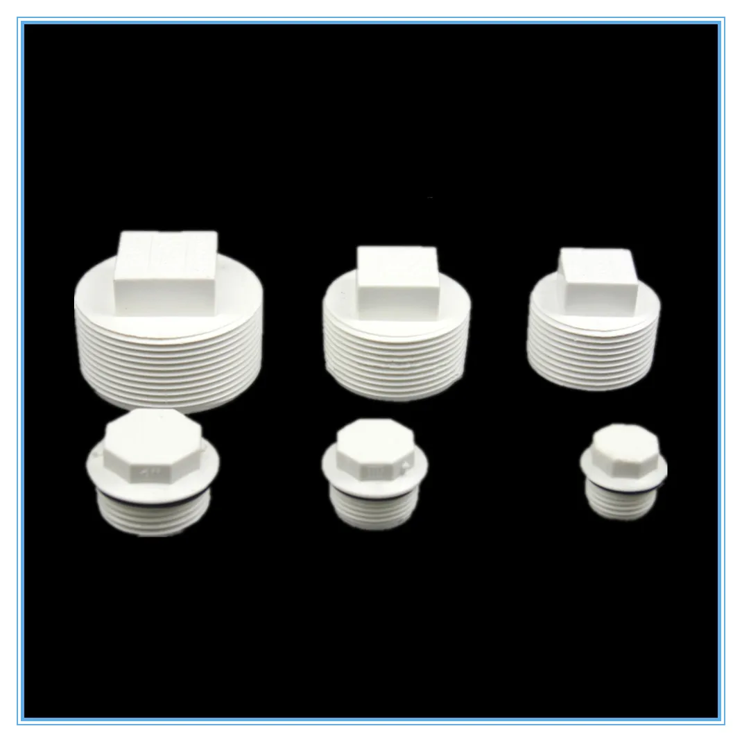 The outer thread plug of PVC outer teeth plug the outer thread plug to plug the cap