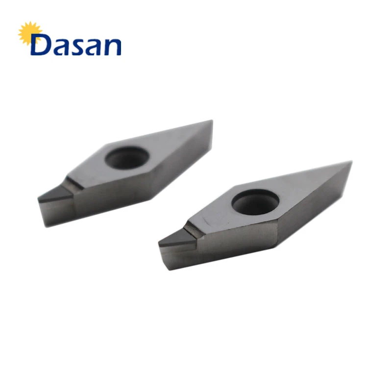 PCD Inserts VCGT160402 VCMT160404 VCMT160408 VCGT160404 CNC Lathe Machine Turning Diamonds Blade for Aluminum Copper Wood